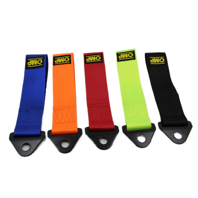 Nylon Tow Strap Car Tow Strap High-Strength Universal Car Racing Tow Ropes Auto Trailer Ropes Bumper Towing Strap