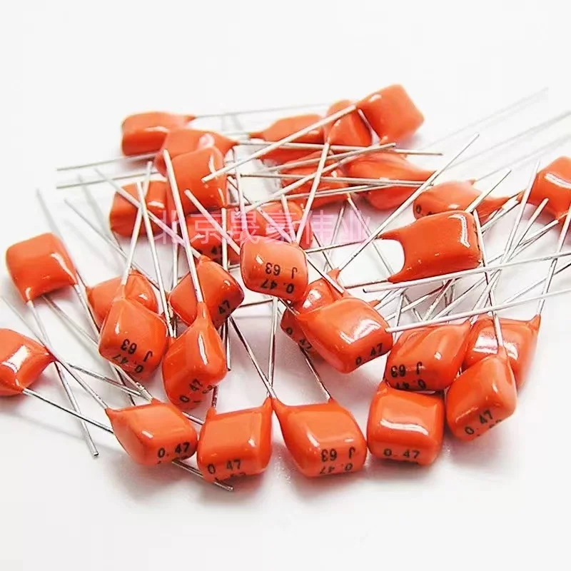 50PCS PILKOR CBB capacitor orange MKT film capacitor 63V100V103 223 333 473 563 683 104 224 334 474 105 full series