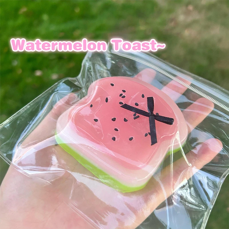 Cartoon Novelty Cat Paw Squeeze Toy Cute Funny Soft Slow Rebound Stress Relief Toys Creative Watermelon Decompression Toys Gifts