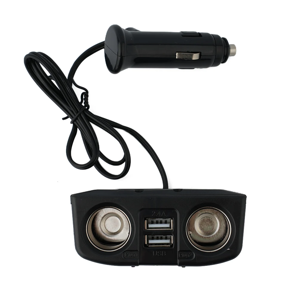     USB , 2Way й, 12V ܼƮ  , й, 2 USB  ׼  Ƽ, 1 X