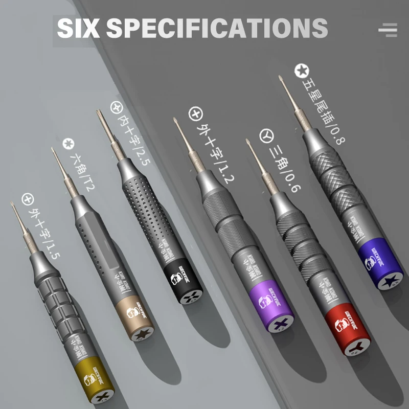 

MECHANIC Precision Super Hard Anti-slip Aluminum Alloy Phone Repair Device Hand Tools King Kong Mini Screwdriver Set