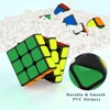 MoYu 3X3 Speed Cube Meilong MF3 3X3X3 Speed Cube Super-Durable Sticker with Vivid Colors 3
