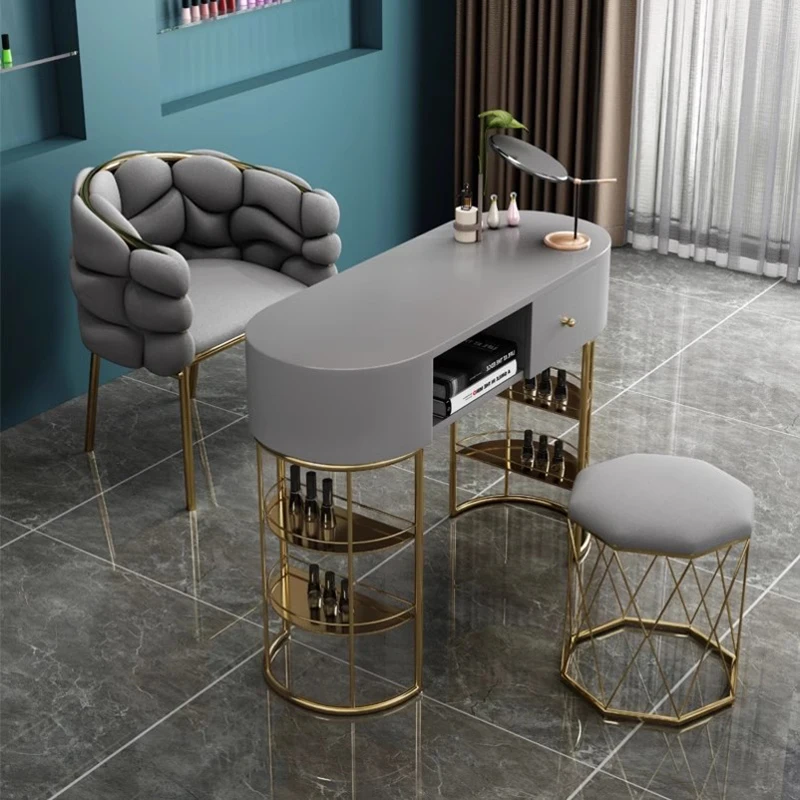 

Professional Nail Tech Table Women Beauty Drawer Manicure Living Room Simple Mesa Manicura Furniture Salons LJ50MT