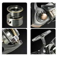Ultralight Spinning Fishing Reels LONGLIN2000-7000 Deep Spool Light Game Reel Stand Trout Wheel 5.2:1 Speed Ratio Smooth Durable 2