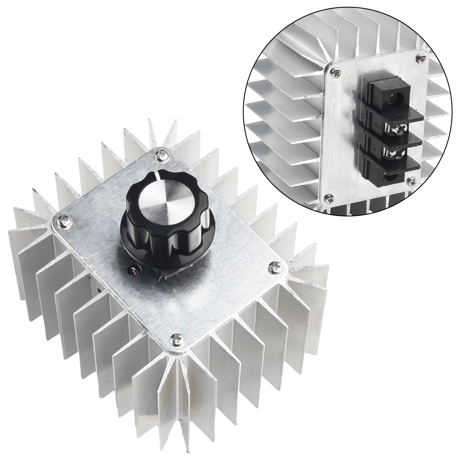 5000W AC SCR 전압 조정기 220V, 모터 속도 컨트롤러 및 온도 조절 장치 포함, 램프 디밍 및 모터 부하 관리용