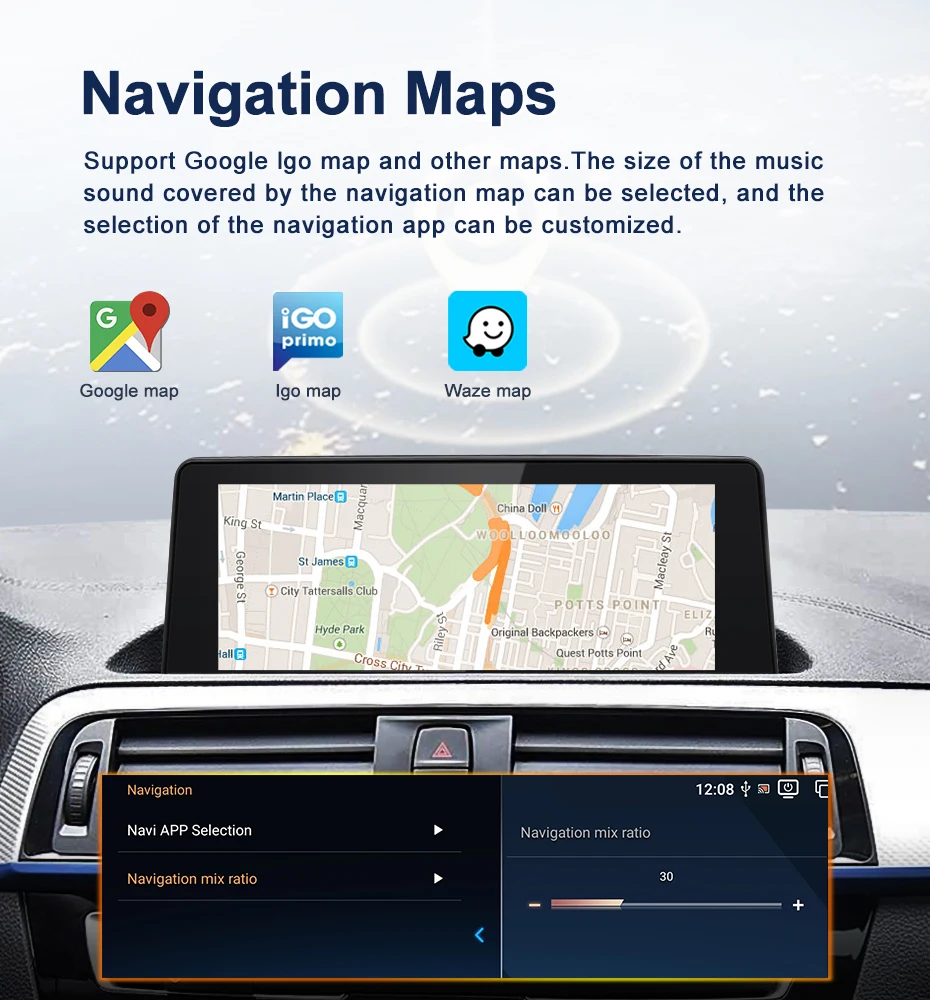 8.8inch EVO Qualcomm Snapdragon680 6225 Android14 System For BMW 1/2 Series M2 F