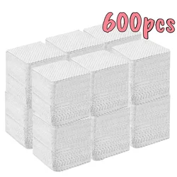 Lint - Free Nail Wipes Gel Cleanser Pads for Nail Art and Beauty Care (600pcs White Wipes)