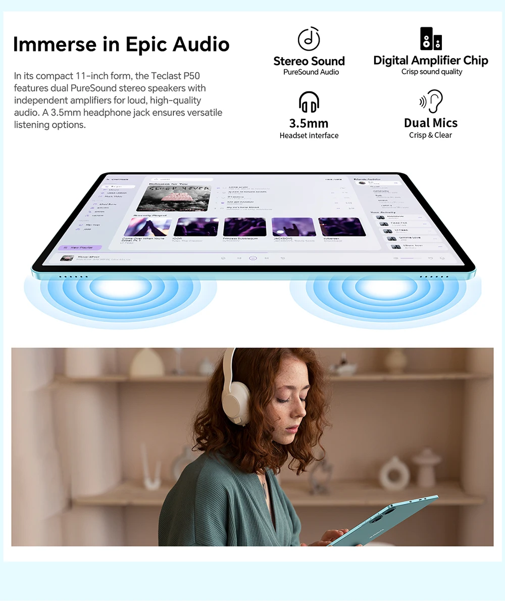 Κοντινή λήψη οθόνης Teclast P50