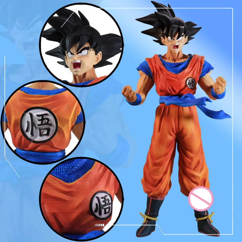 

Фигурка Dragon Ball Z, 29 см, в наличии, Сон Гоку Супер сайян, Гоку Саян, ПВХ экшн-фигурка, Коллекционная модель, игрушка для детей, подарки