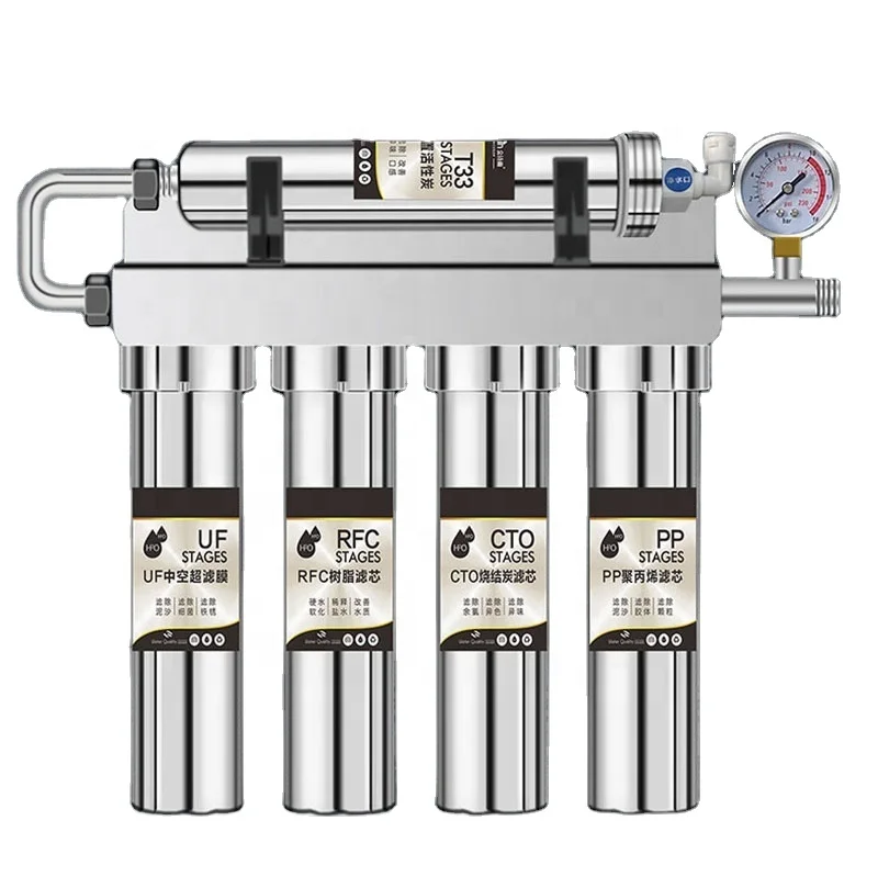 

Wholesale 5 Stages portable Under sink Uf 304 Stainless Steel Ultra filter home drinking water Filter Water Purifier