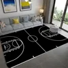 3D Basketball Court Printed Carpet Bedroom Bedside Living Room Sofa Table Area Rug Soft Large Size Floor Mat Doormat Home Decor 2