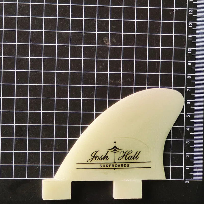 2.75-Inch Surfboard Tail Fin Natural Color Fiberglass Salt-Resistant High Flexibility Small/Medium Wave Compatible