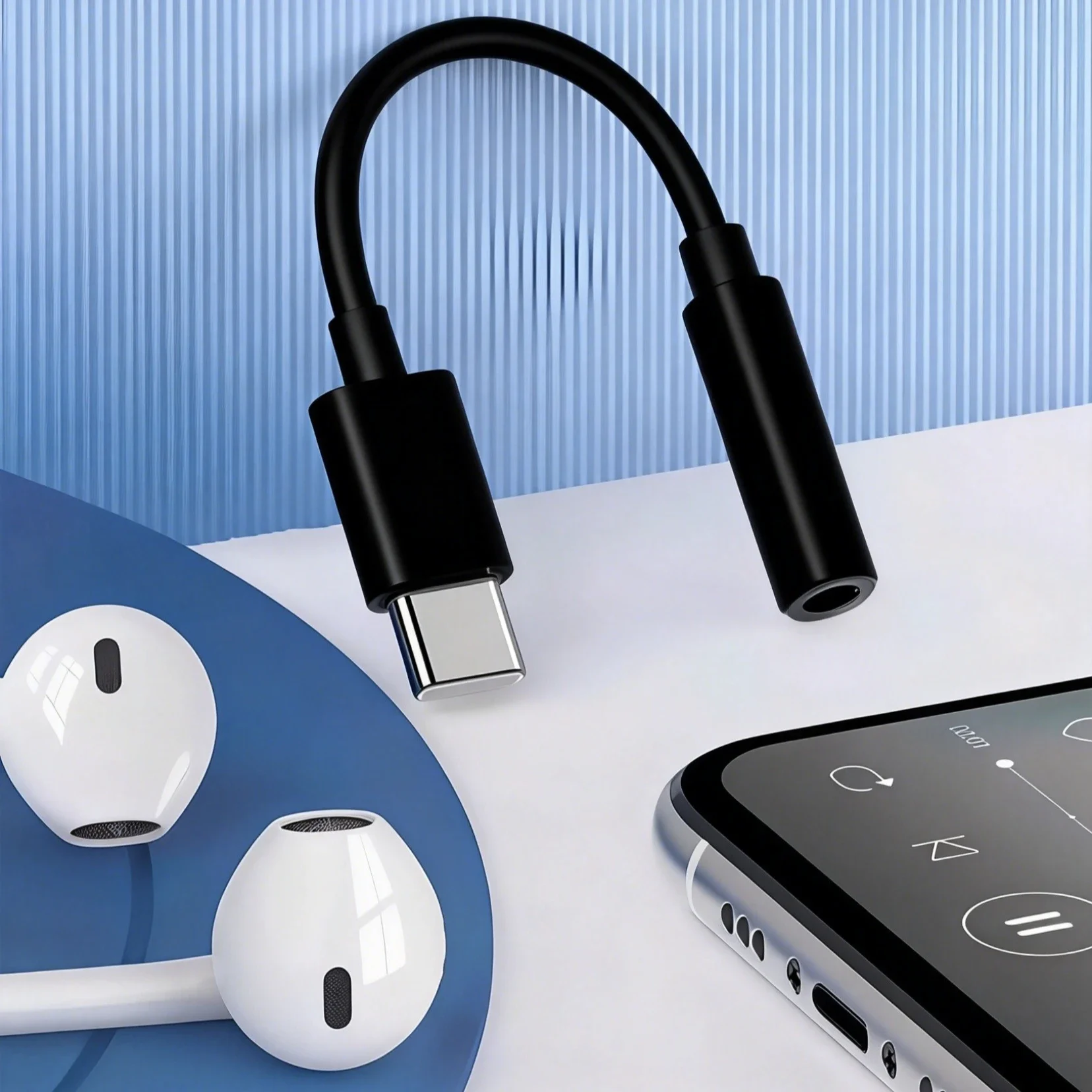 Universal USB to 3.5mm Audio Jack Adapter with Stereo Sound Enhancement