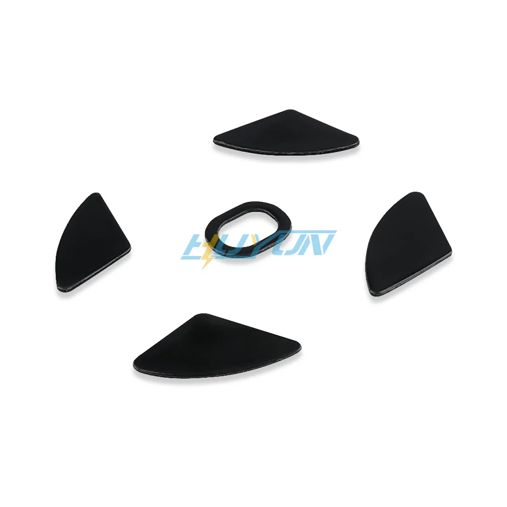 2 Sets Rounded Curved Edges Mouse Skates for COR.SAIR SABRE RGB PRO Wired/Wireless Mouse
