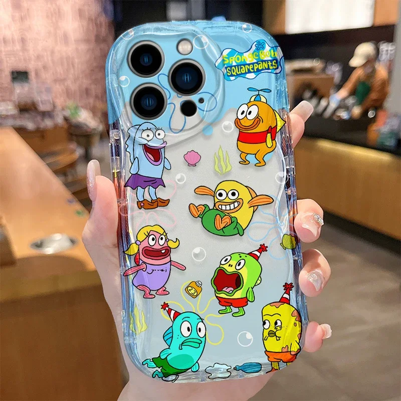 Patrick Star S-SpongeBobs Bikini Bottom Case for iPhone 17 Air 16 E 15 14 Plus 13 12 Mini 11 Pro Max Shockproof Covers Funda – Detail 7