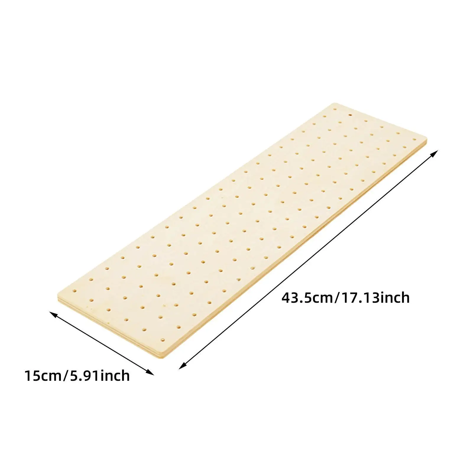 Wood Pegboard Drawer Organizer Plate Holder Sturdy Organization Kitchen Drawer Plate Organizer for Bowls Pot Dishes Tableware