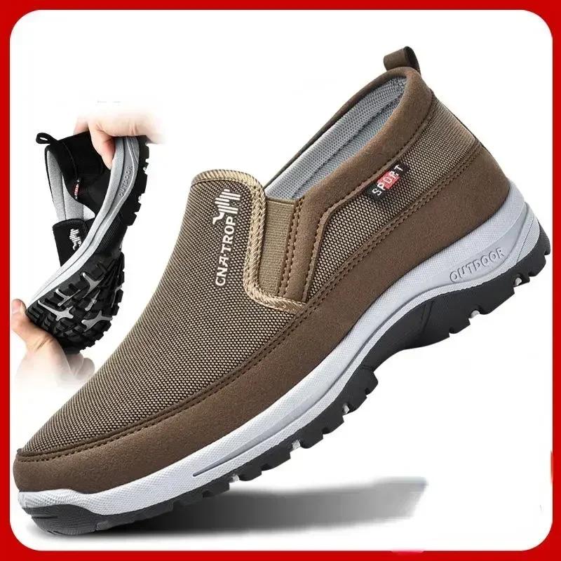 Men's Casual Loafers Sneakers Mesh Breathable Retro Driving Shoes Slip-on Vulcanized Soft Soles Non-slip Solid Color Shoes casual loafers casual shoes sport shoes