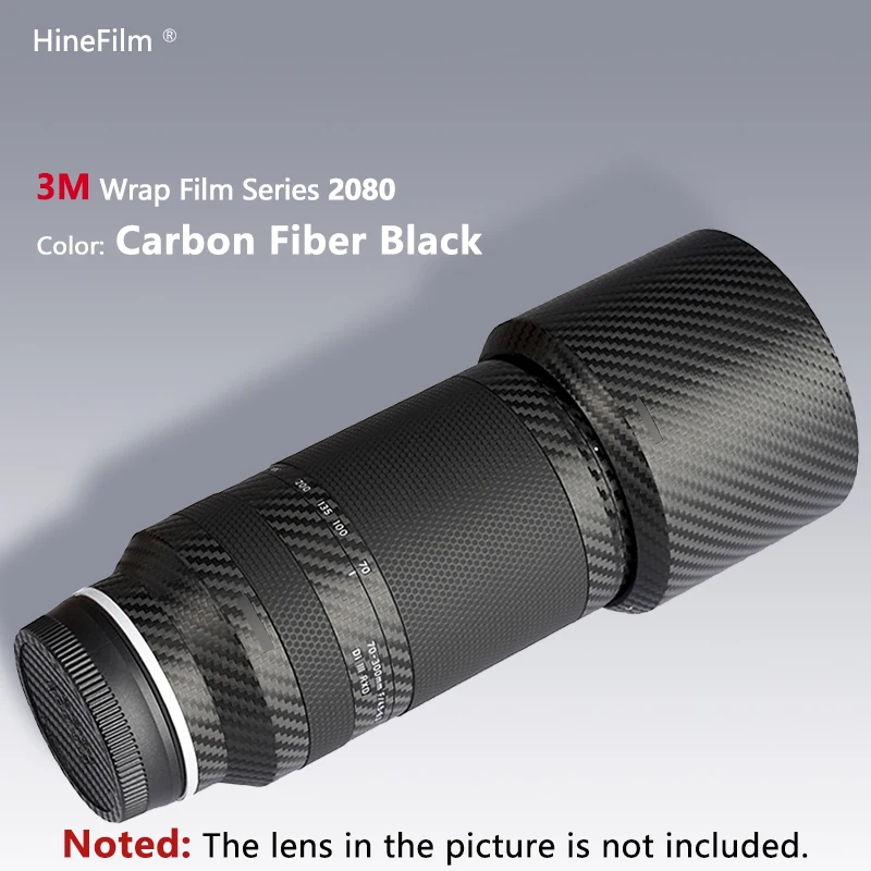 Tamron 70-300 FE 마운트 렌즈 스티커 용 Hinefilm 70300 스킨 Tamron 70-300mm F4.5-6.3 Di III RXD 렌즈 보호대 70 300 70-300E