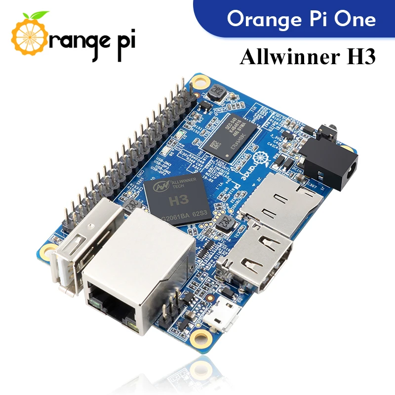 Orange Pi-One +   ġ + ̽, 1GB Ram ̱  ǻ Allwinner H3  ȵ̵ 4,4   OS  