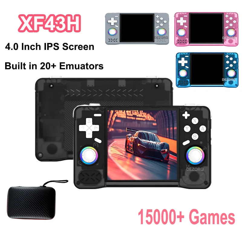 XF40H Portable Retro Handheld Game Console Linux System 15000+