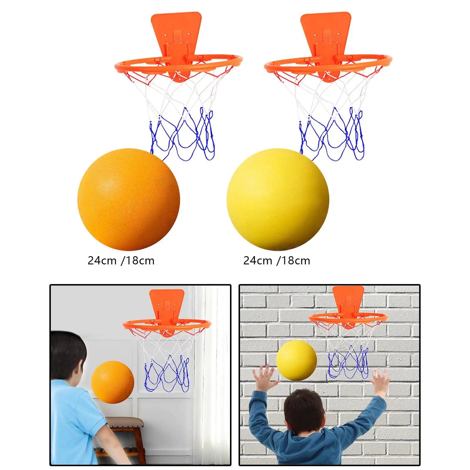 

Silent Basketball Toys Ball Flexible Soft Educatial Patting Ball Indoor Quiet
