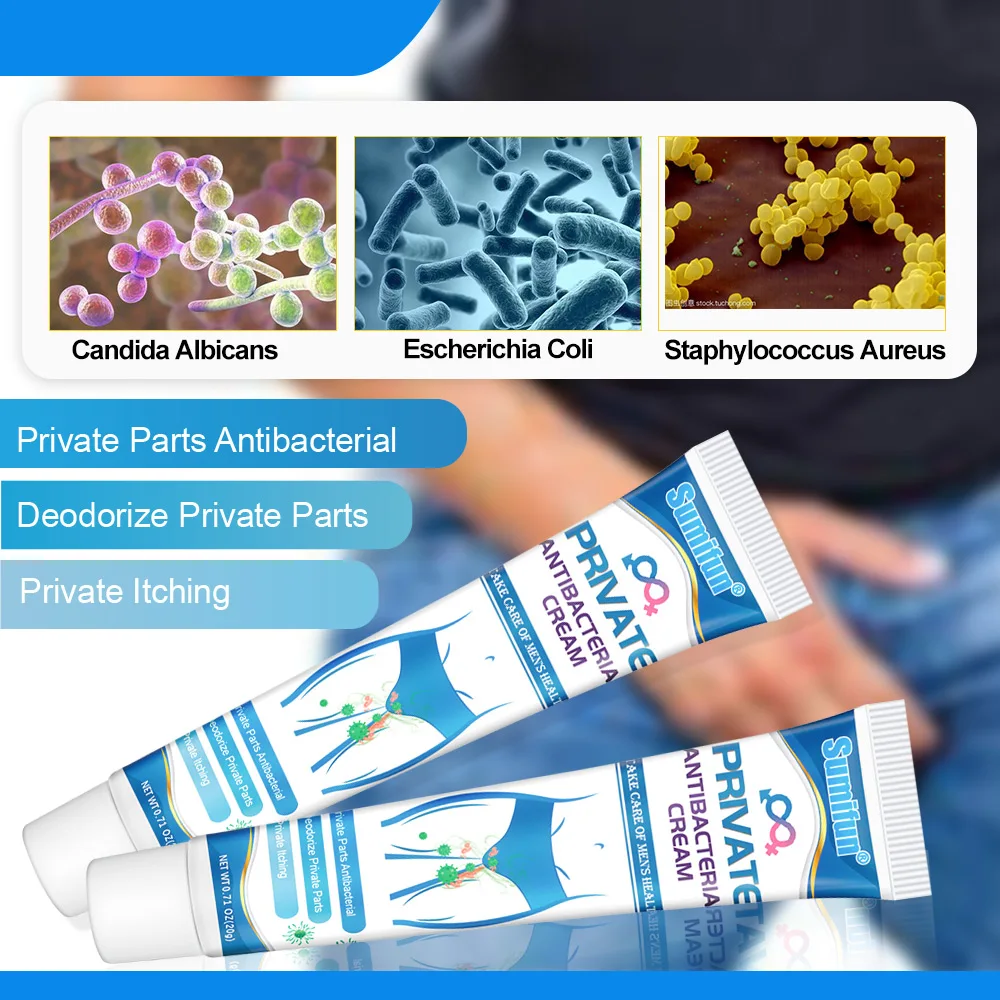 1/3/5pcs Man Private Part Antibacterial Ointment Treat Pruritus Dermatitis Anti Infection Remove Odor Anti-itching