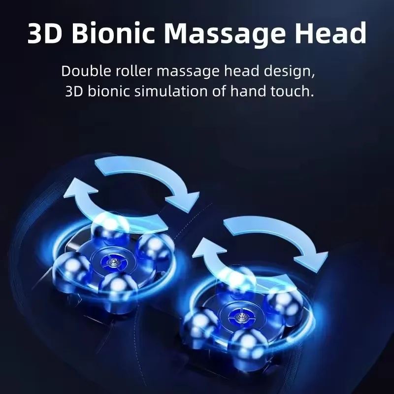 Electric Leg Massager Shiatsu Deep Tissue Kneading Acupressure Roller