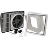 MAXXAIR Maxxfan Deluxe Vent, Fan and Vent Cover All in One - Powerful 10 Speed Reversible Fan,Built-in Rain Cover,Remote Control 3