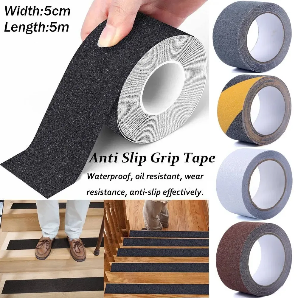 5M Non Slip Safety Grip Tape Anti-Slip Indoor Outdoor Stickers Heavy Duty Anti Slip Tape Stairs Floor