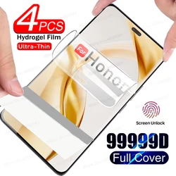 Premium Ultra HD Soft Slim Hydrogel Screen Protector - 4 Pack for Hydrogel Film (For Honor 400)