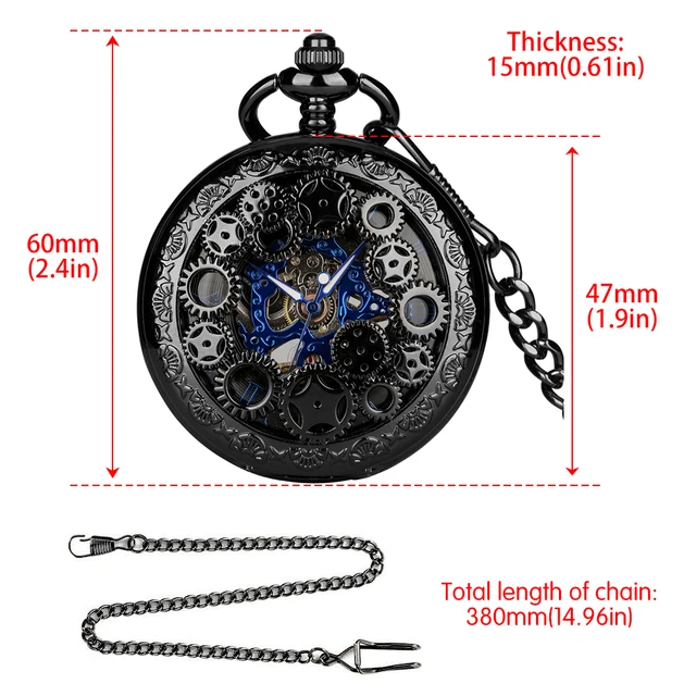 Orologio Da Taschino Uomo Orologio Da Tasca Meccanico A Carica