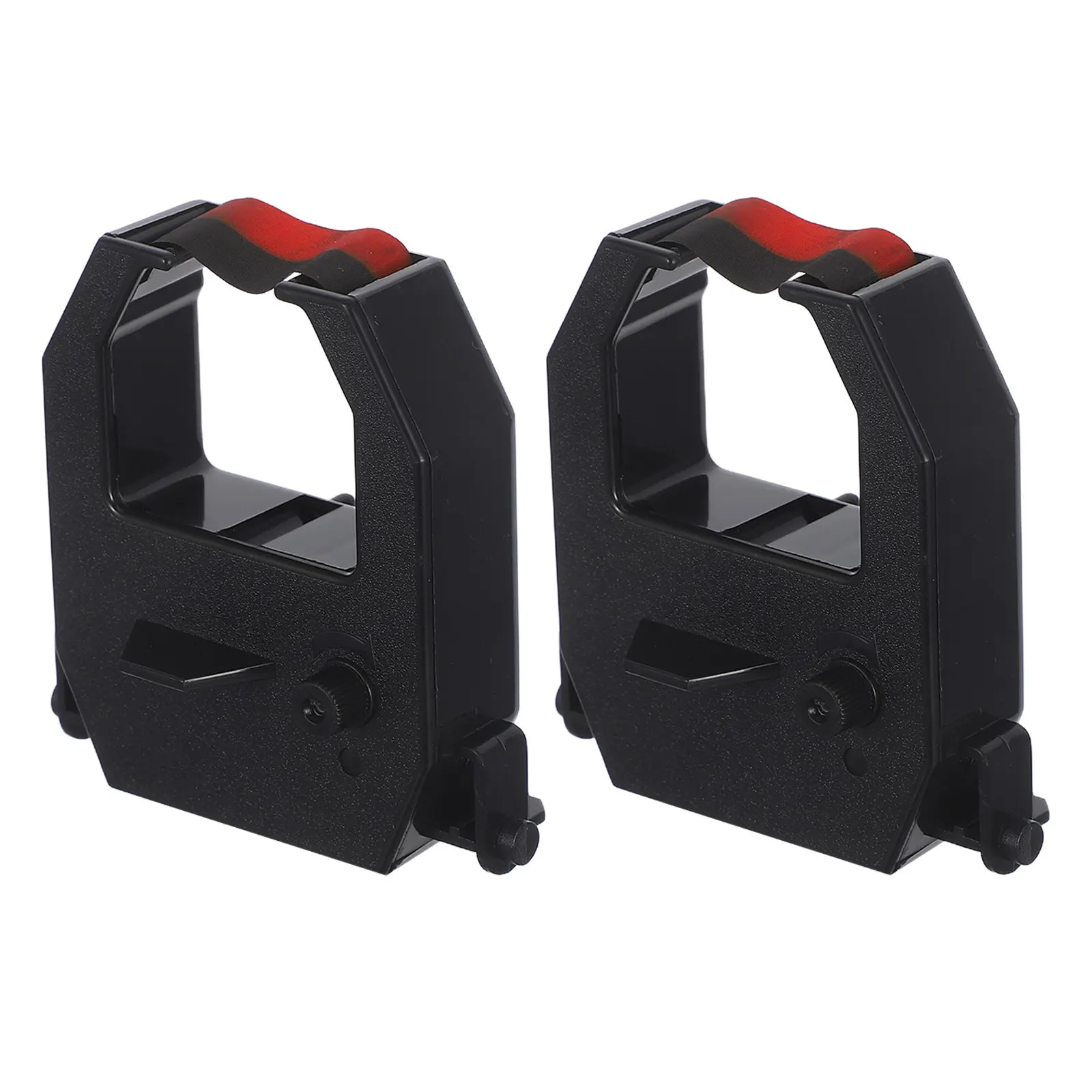 시간 기록기 프린터용 2Pcs 리본 교체품, 명확한 디지털 시간 기록 인쇄용 출석 시계 액세서리