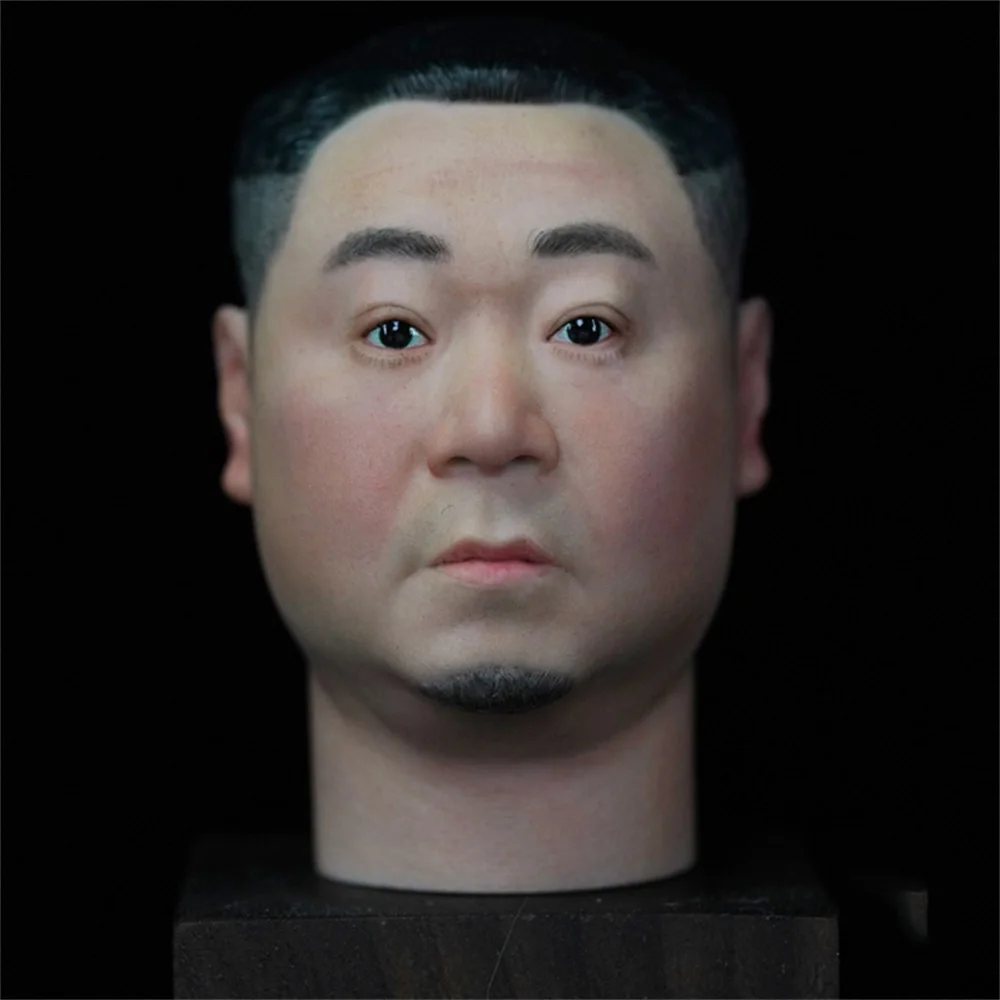

Best Sell 1/6 Hand Painted Asia Male Comedian Fan Wei The Best Actor Vivid Head Sculpture Model For 12inch Body Doll Collect