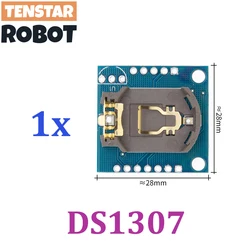 Enhanced RTC Module with CR2032 Holder - I2C Interface, AT24C32 EEPROM, No Battery Included (1pc DS1307)