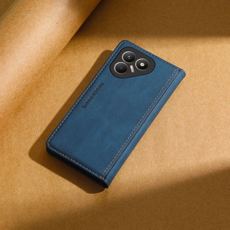 Elegant Leather Flip Phone Case - Premium Protective Cover and Holster