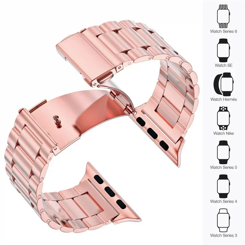 Edelstahlarmband für Apple Watch Band 45 mm 44 mm Ultra 2 49 mm 42 mm-40 mm-41 mm-46 mm Metallarmband Serie 10 9 8 7 6 5 4 3 se – Detail 24