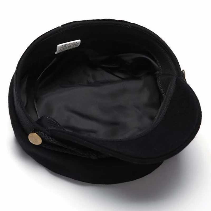 Dad Cadet Hats Big Head Men Oversize Large Fitted Flat Hat Small Size felt Military Cap Women Wool Baseball Caps baseball cap,flat cap,flat vintage cap,cap hat