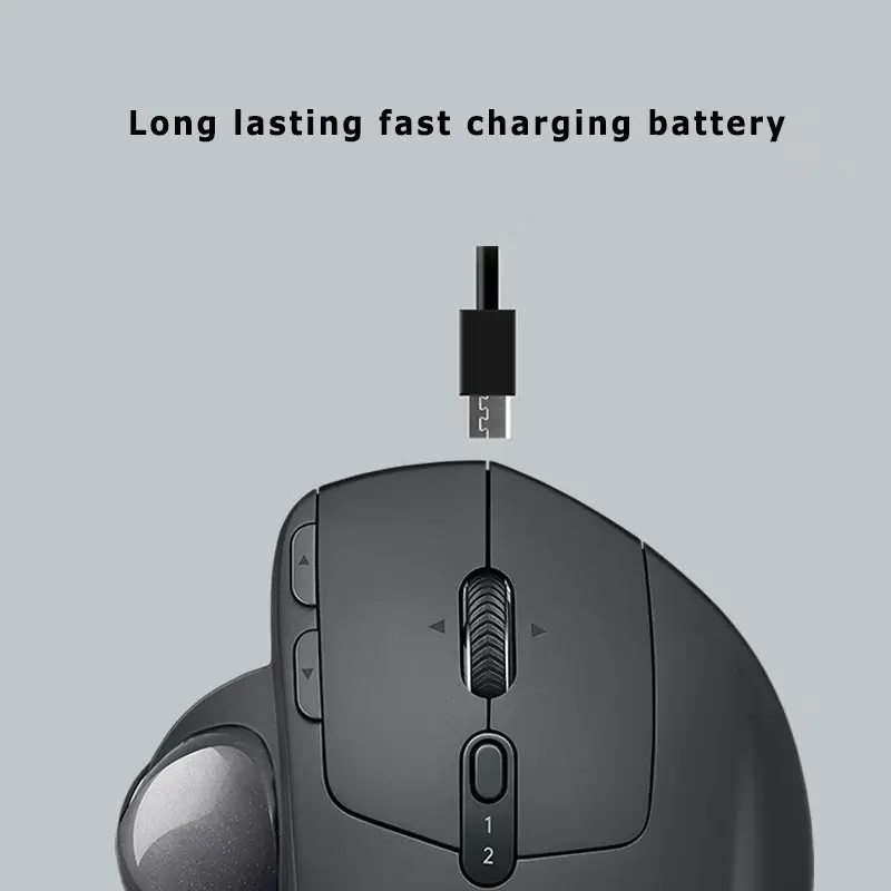 Logitech MX Ergo S Wireless Trackball Mouse Adjustable Ergonomic