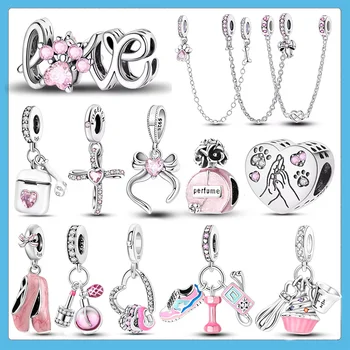 Pink Princess Charm Bead 1