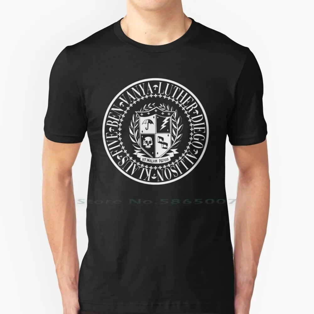 Ombrello Academy Logo Personaggi T Shirt 100% Cotone Ombrello Academy Uniform Ombrello Academy Shield Ombrello Academy Crest