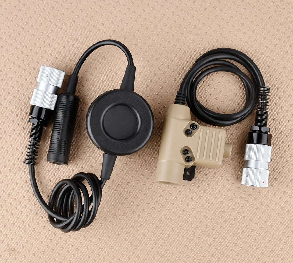 WADSN Taktische PTT Für Headset 6pin U94 CS Kopfhörer Kenwood Baofeng UV-5R Radio Zubehör Für walkie-talkie kommunikation – Detail 6