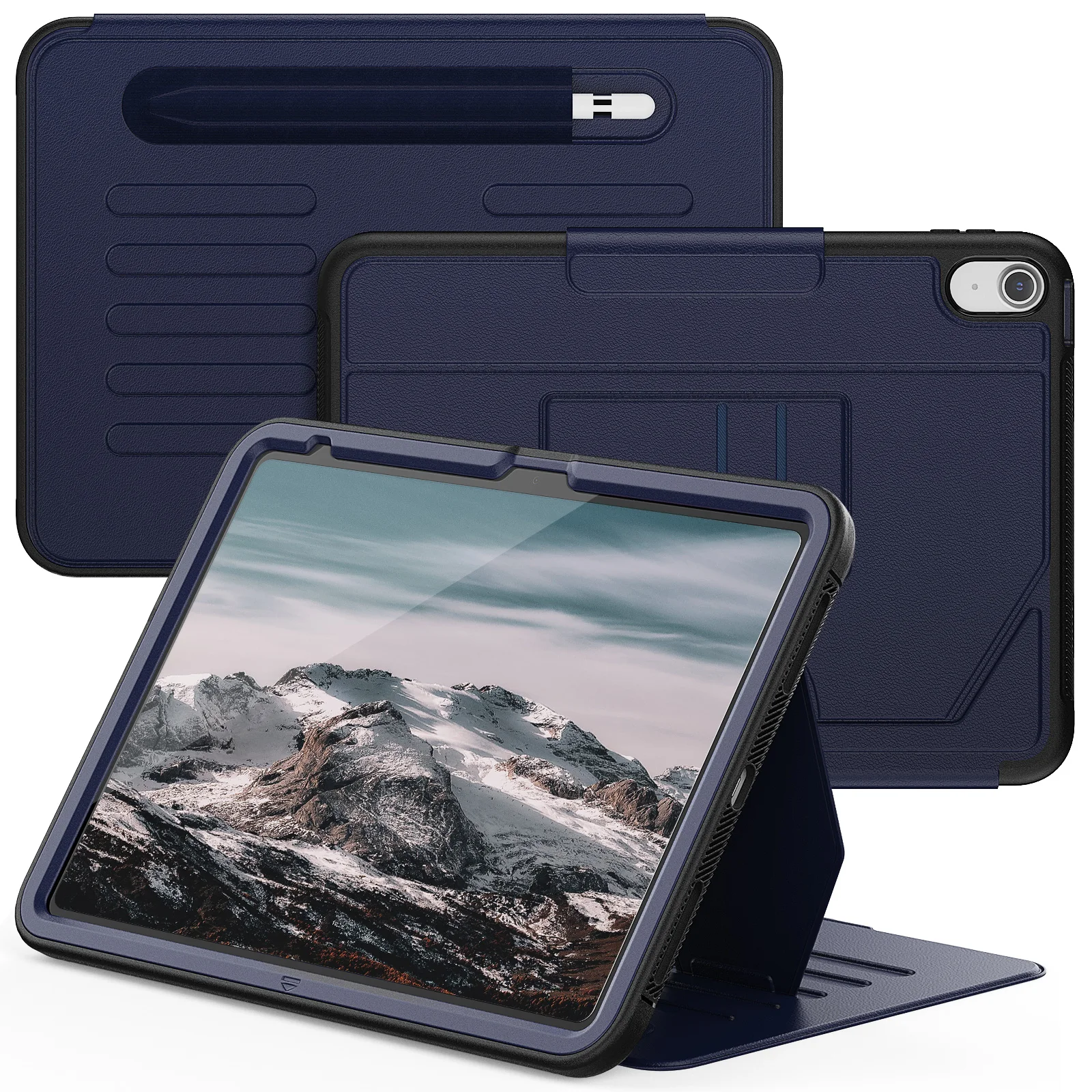 Rugged Multi-Angle Magnetic Smart Tablet Case with Enhanced Protection