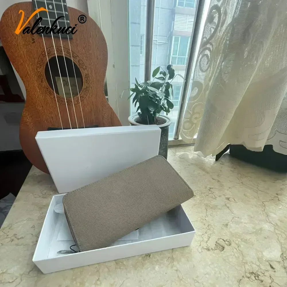 New Fashion Vintage Large Capacity Women's Purse, Monochromatic, Multi-card, Long Wallet, Multi-function Zipper Strap 4