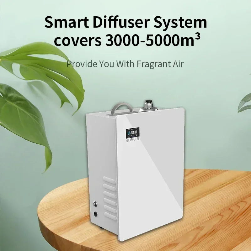 Metal 5000m³ Perfume Home Aroma Diffuser Fragrance Smell Distributor 500ML Capacity Essential Oil Air Purifier Scent Machine