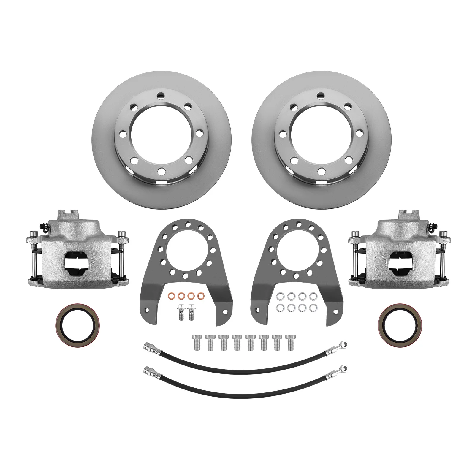 Complete Disc Brake Conversion Kit Single Rear Wheel for Chevy 14-Bolt Rear Ends