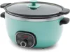 6QT Programmable Slow Cooker, Removable Nonstick Pot, Keep Warm & Digital Timer, Dishwasher Safe Glass Lid & Crock, Slow Cookers 1