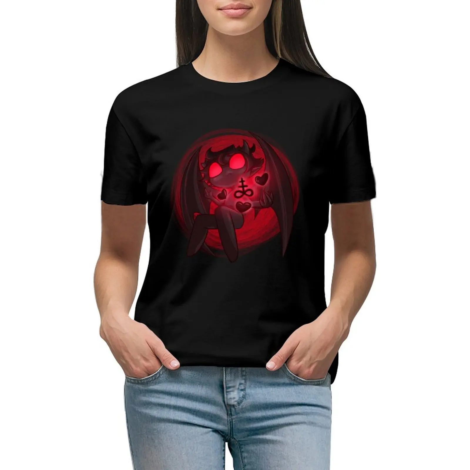 

Azazel T-shirt hippie clothes Short sleeve tee Summer Women's clothing