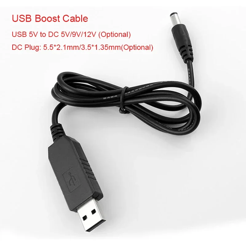 

Banggood USB Power Boost Cable Line DC 5V to DC 9V / 12V Step UP Module USB Converter Adapter Cable 5.5*2.1mm/3.5*1.35mm Plug