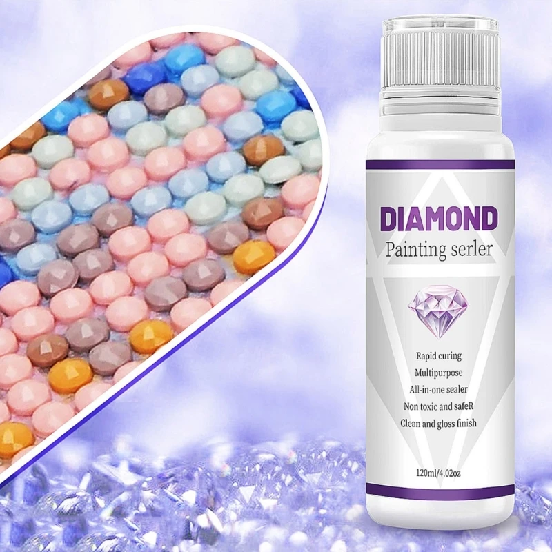 Puzzle Glue Diamond Art Sealer Clear Finish Puzzle Glue Seal Brightener For  Painting Jigsaw DIY Craft