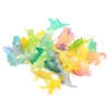 28PCS Mini Luminous Dinosaurs Glow in the Dark Dino Toys   Boys and girls  Cake Decorations   Birthday gift Collectible Model 3